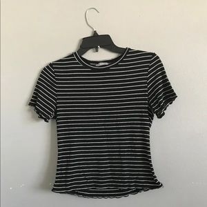 Charlotte Russe striped Crop Top